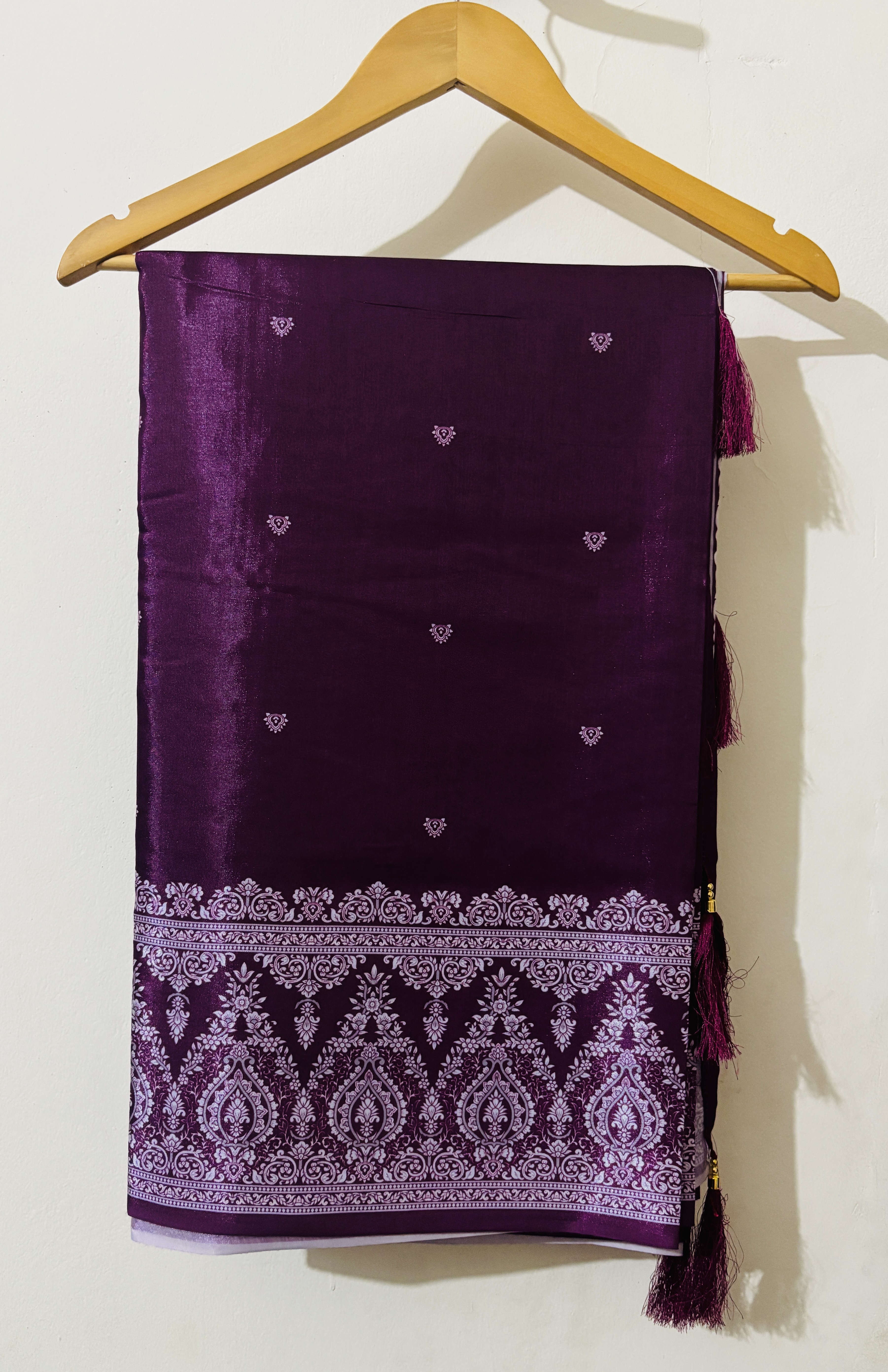 Japani Silk Saree Blueberry